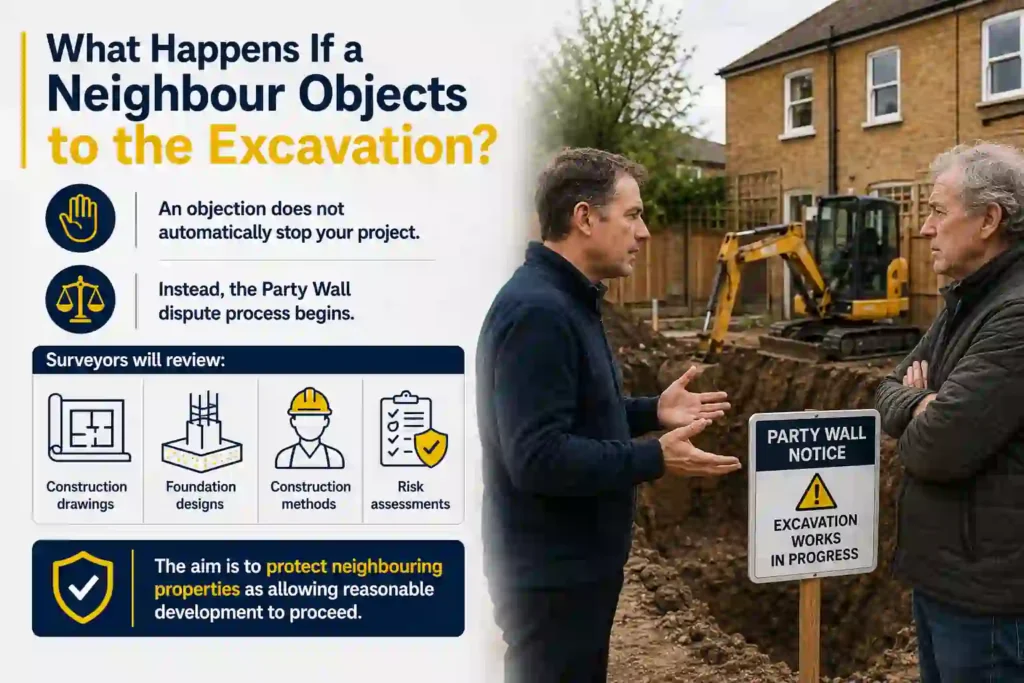 The Complete Guide to Section 6 Excavation Notices 3 What Happens If a Neighbour Objects to the Excavation Bracknell