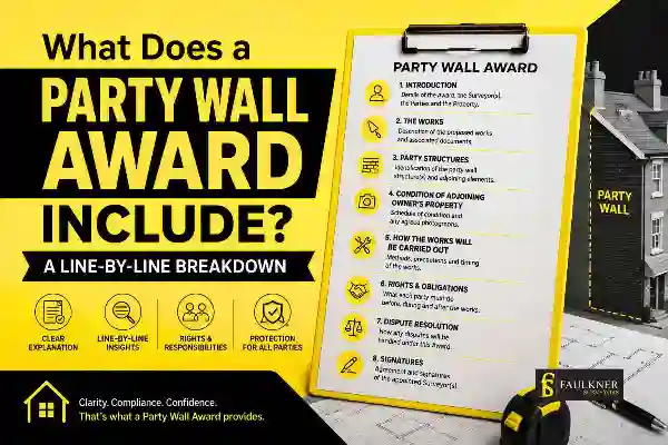 Party Wall Awards Explained Line-by-Line: What Property Owners and Neighbours Need to Know 1 What Does a Party Wall Award Include? A Line-by-Line Breakdown Bracknell
